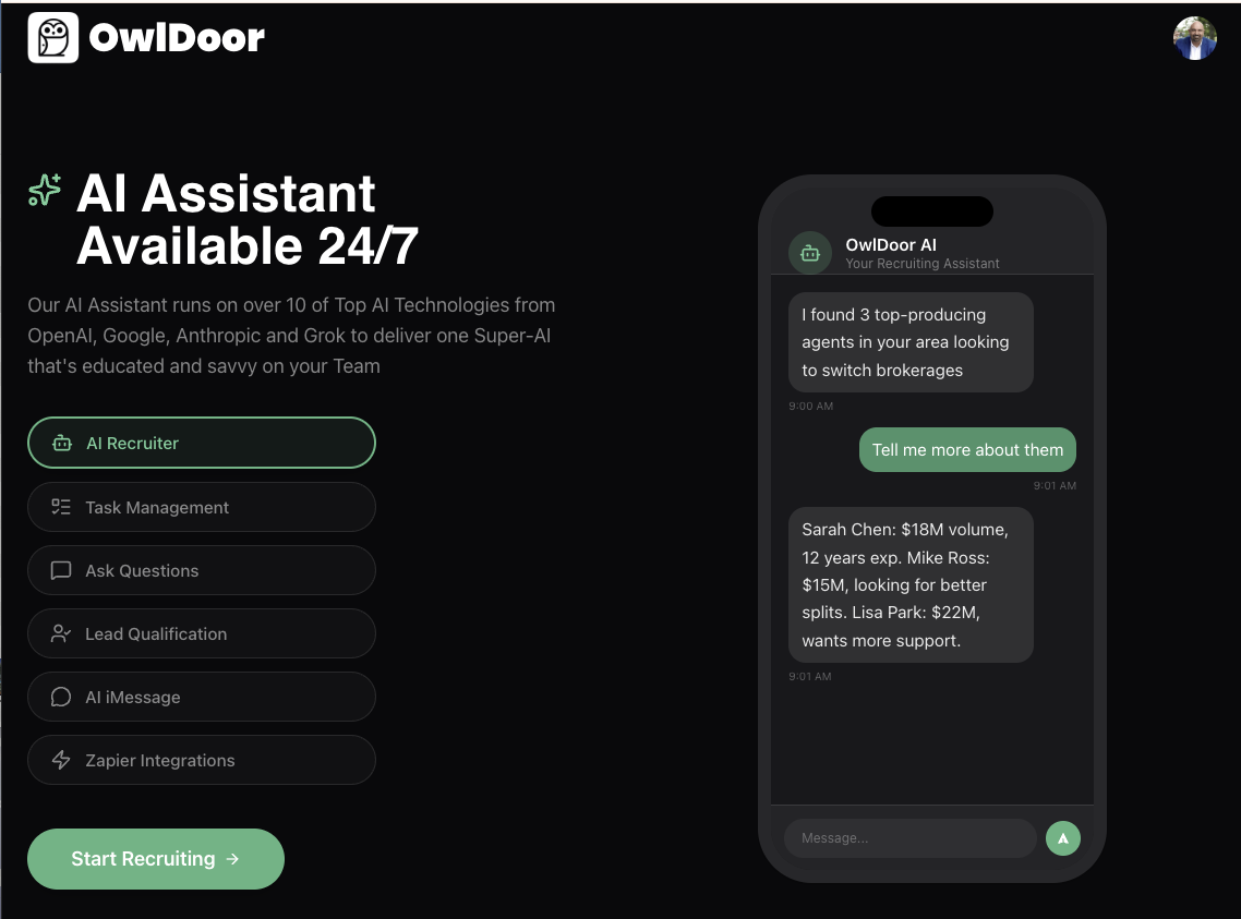 OwlDoor AI assistant
